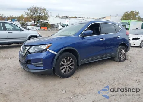 2017 Nissan Rogue Sv z USA, uszkodzony, nr VIN 5N1AT2MV1HC882072
